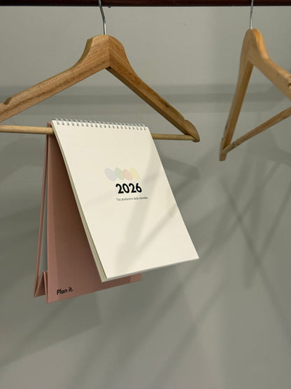 2026 Productivity Desktop Calendar - Pre-order Now!